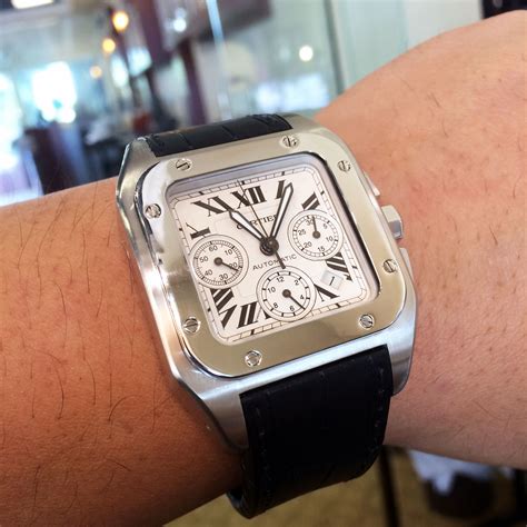 Cartier 2740 Santos 100xl Chronograph Automatic Watch