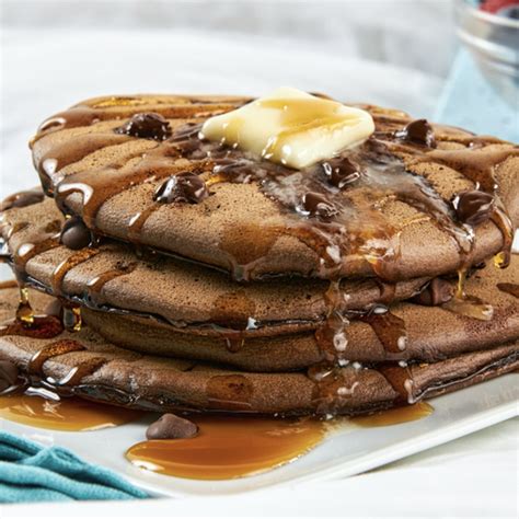 Double Chocolate Chip Pancake Mix Pamcakes Pancakes