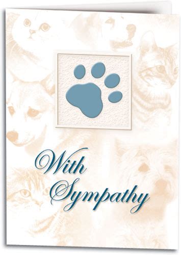 Pet Sympathy Folding Cards 7 X 5 1 8 SmartPractice Veterinary