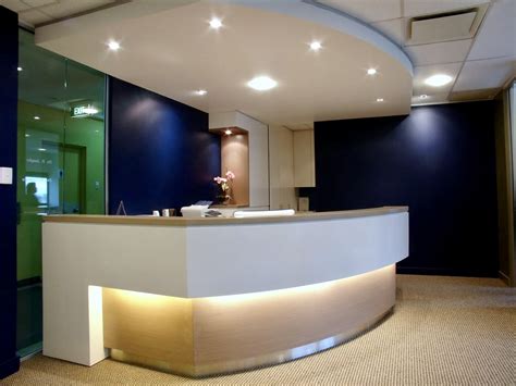 Modern Office Light Reception Desks Sydney