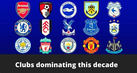10 Premier League Clubs With Most Points In This Decade Chase Your