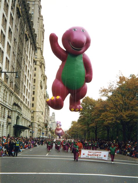 Macys Thanksgiving Day Parade Barney Balloon Brian Blevins Flickr