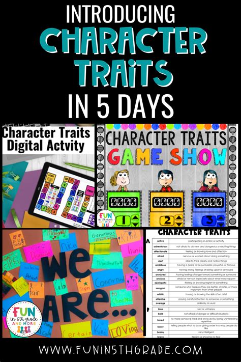 Character Traits Third Grade Character Trait Lessons Negative