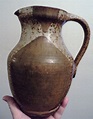 I have a large (14" high) stoneware covered jar made by Ferguson at the ...