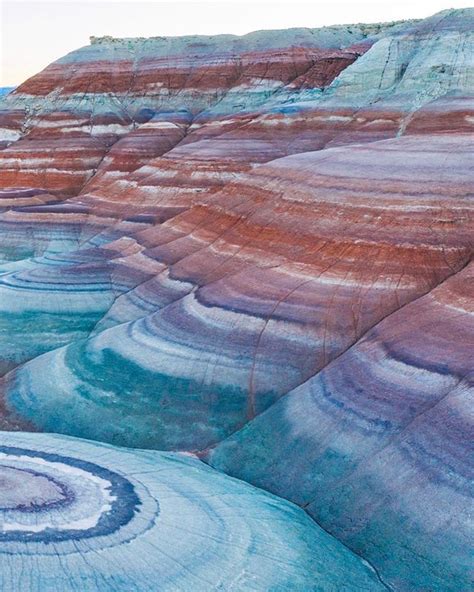 This provides a home for 237. Bentonite hills, Capitol reef national park, Utah ...