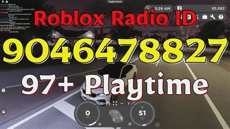 Playtime Roblox Radio Codesids