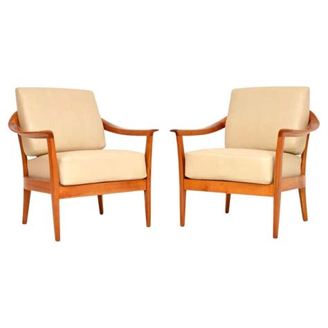 Two Easy Chairs By Wilhelm Knoll Mid Century Modern Design Antimott