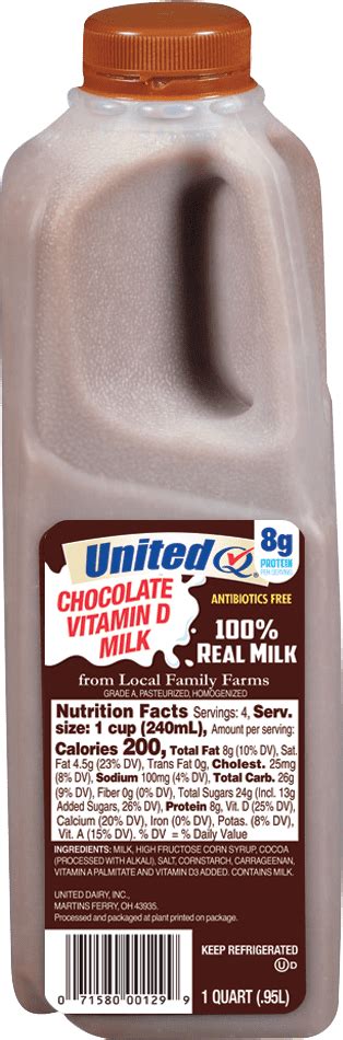 Chocolate Vitamin D United Dairy