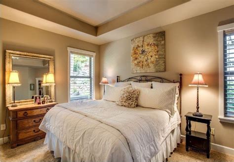 Master bedroom in luxury home with tray ceiling. All You Need to Know About Tray Ceilings - Bob Vila