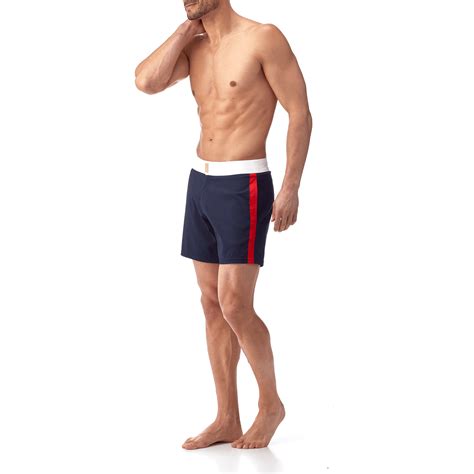 Vilebrequin Men Swimwear Men Fitted Stretch Swimwear Tricolor