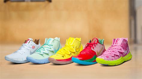 Kyrie Irving Unveiled His Spongebob Squarepants Line Of Nike Sneakers