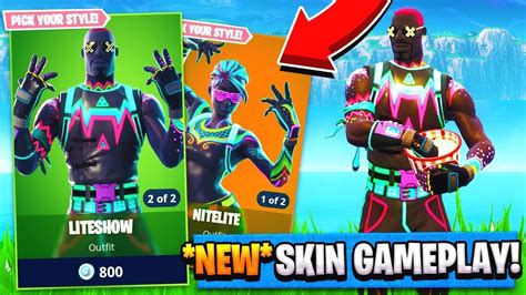 New Liteshow Skin Before You Buy Fortnite Battle Royale Youtube