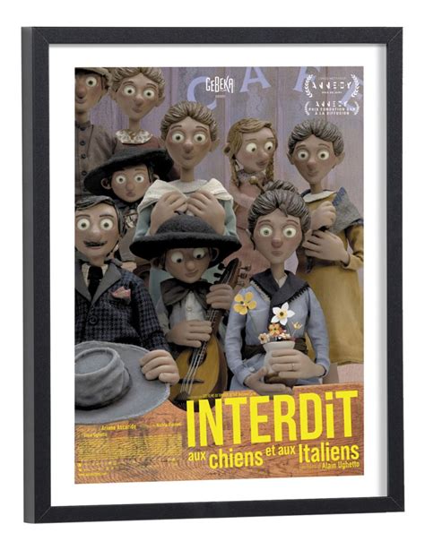 Affiche Film Interdit Aux Chiens Et Aux Italiens Poster Cinéma