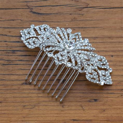 Adella Crystal Hair Comb By Lola And Alice