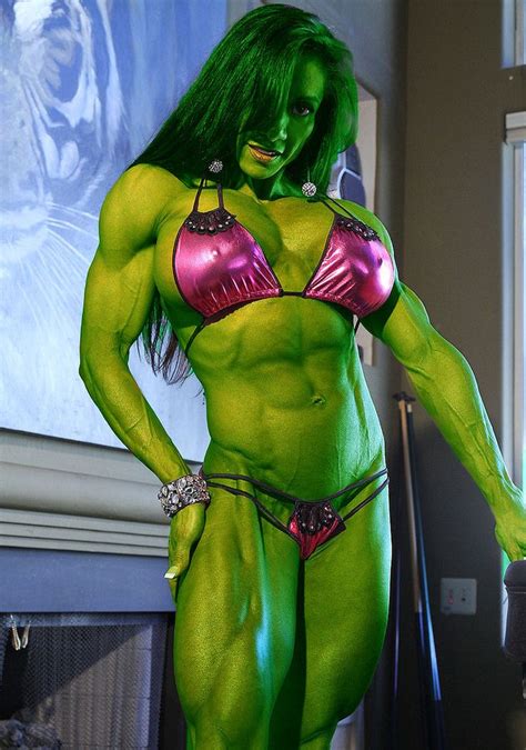 Hulk She Hulk Muscle Queen By Dave Wist On Deviantart Nerdy Things Pinterest
