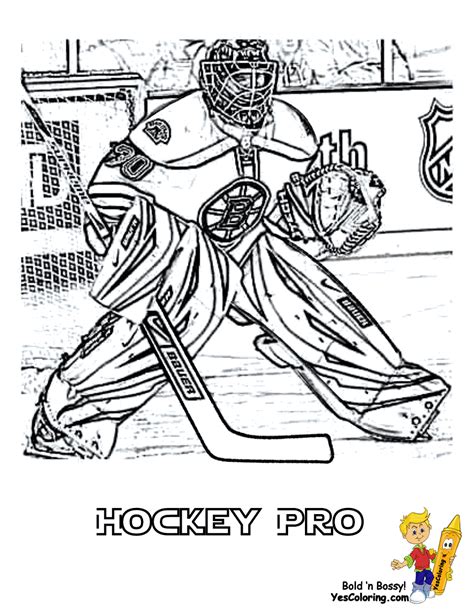 Coloring Of Nhl Hockey Player At Yescoloring Baseball Coloring Pages