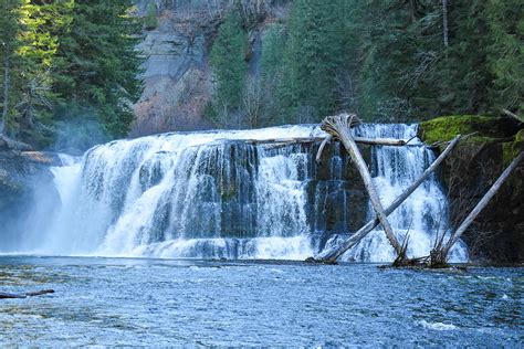 Lower Lewis River Falls Photograph By Anne Myers Fine Art America