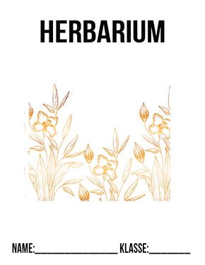 Weitere ideen zu herbarium vorlage, deckblatt, blätter. Herbarium Variante 2 Deckblatt zum Ausdrucken ...