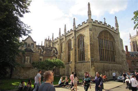 Cambridge Trinity College Chapel The Chapel Was