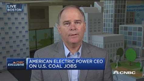 American Electric Power Ceo We Continue To Drop Coal Usage