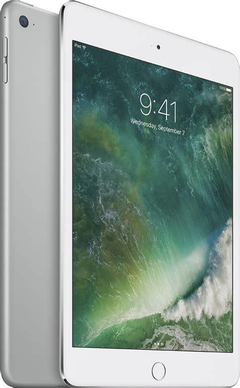 Apple Ipad Mini 4 Wi Fi 16gb Silver Mk6k2lla Best Buy