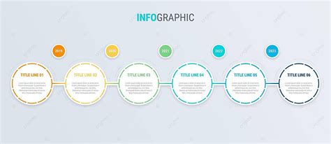 Captivating Vector Infographic 6step Rounded Design With Stunning Color