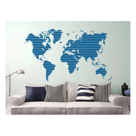 Graphic Decals World Map Sticker