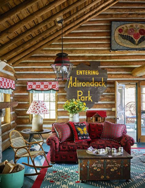 The Interior Of This Adirondack Cabin Will Transport You Back To Summer