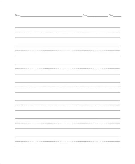 4 Best Images Of Free Printable Lined Writing Paper Kids Free 26