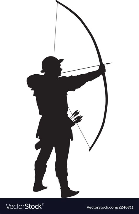 Archer Warriors Theme Royalty Free Vector Image