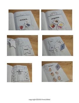 French Interactive notebook - Foldables - Vocabulary by Frenchified