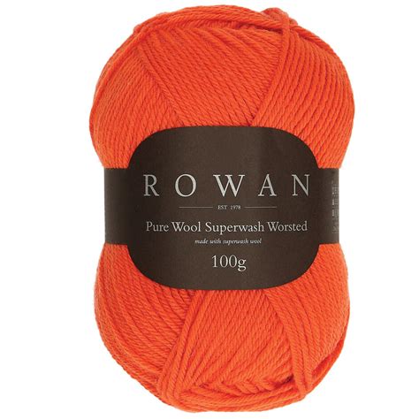 Pure Wool Superwash Worsted Rowan Knit And Crochet Yarn Rowan