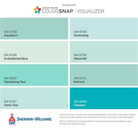 Best Teal Paint Colors Sherwin Williams Painting
