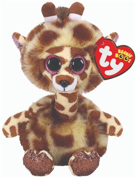 Ty Gertie The Giraffe Beanie Boo Regular Size Bright Star Toys