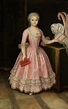 La infanta María Amalia de Borbón, joven, con un libro - Colección ...