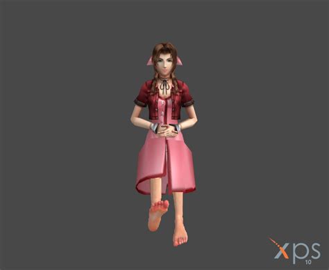 Aerith Barefoot By 3dfootfan On Deviantart