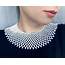 RBG Lace Pearl Collar Necklace Ginsburg Beaded Jewelry  Etsy