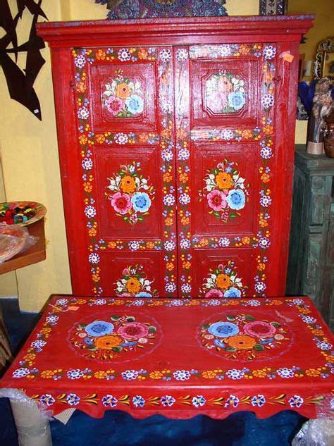 39 Mexican Painted Furniture Ideas Mexican Mexican Folk Art Painted