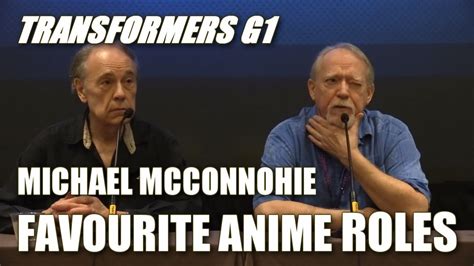 Voice Actor Michael Mcconnohie Transformers G1 Track And Cosmos Rid Ironhide On His Fav Anime