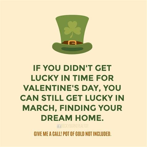 St Patricks Day Lead Generation Real Estate Real Estate Humor Dreaming Of You