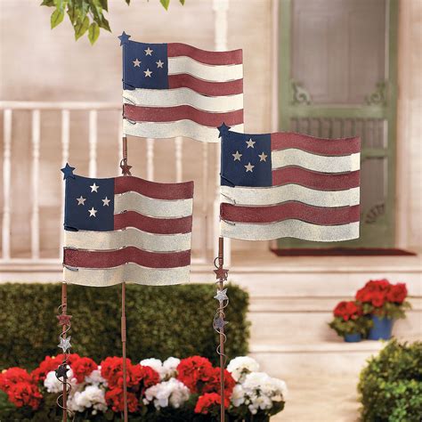 Flag Yard Stakes Discontinued Flag Decor Metal Flag Outdoor Flags