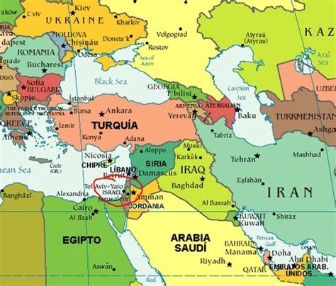 Israel En El Mapa Mundi Mapas Ubicacion De Israel Actual Siria My Xxx