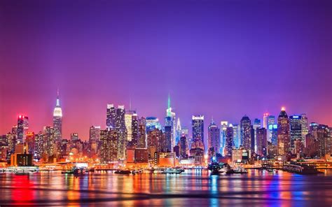 free download beautiful new york city light at night wallpaper in high resolution at [2560x1600