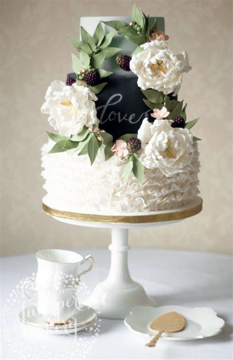 Unique Three Tier Rustic Wedding Cake Wedding Cakes