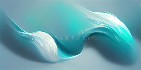 Soft Blueish White Wavy Liquid Flow With A Smooth Texture And Blurring
