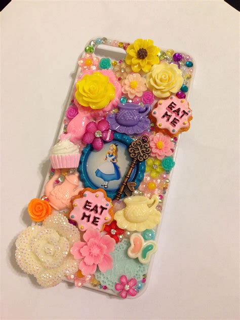 Alice Theme Bling Cell Phone Case Diy Phone Case Custom Cell Phone