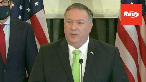Mike Pompeo Speech And Press Conference Transcripts Rev Blog