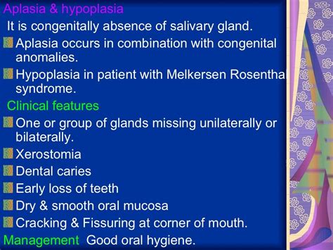 Disorders Of Salivary Glands