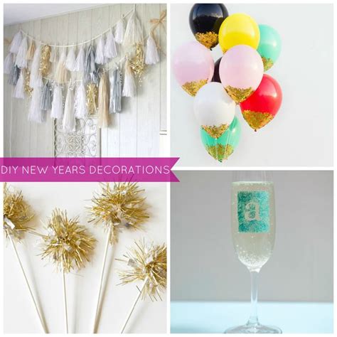 Diy New Years Party Decorations Newyears Decorating Diy