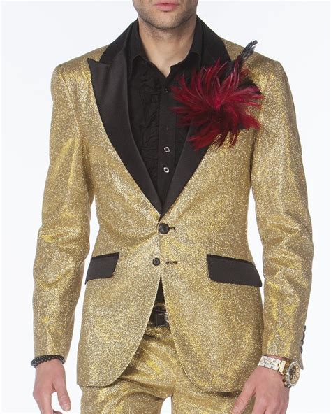 Fashion Suit Cello Gold Gold Prom Suit 2020 Fashion In 2021
